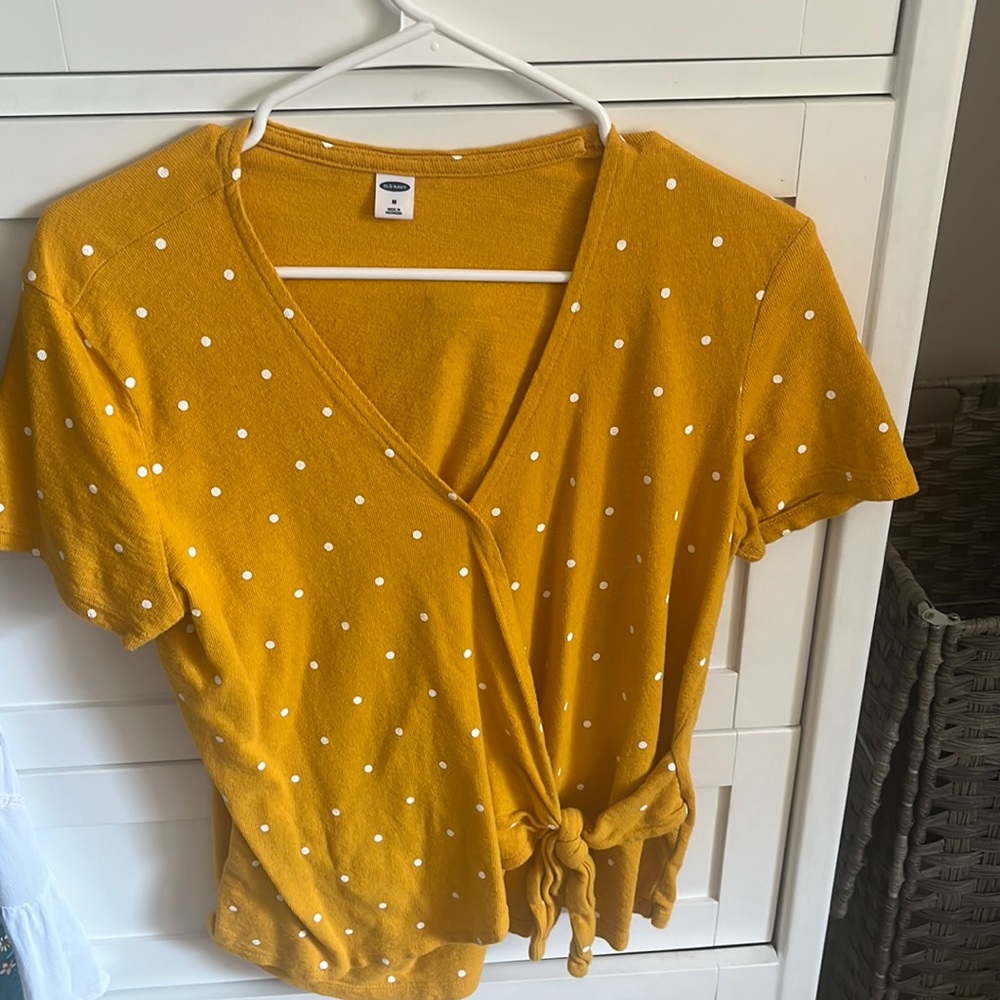 Polka dot blouse